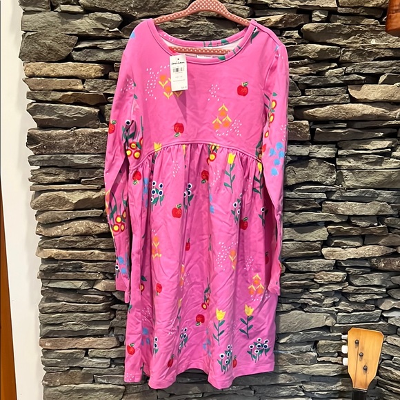 New Hanna Andersson-Pink Floral Kids Dress! - Picture 1 of 8